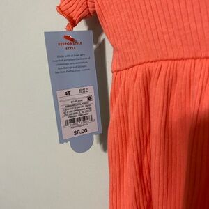 Case pack of 4 Dresses Cat & Jack Orange Kids Casual Dress